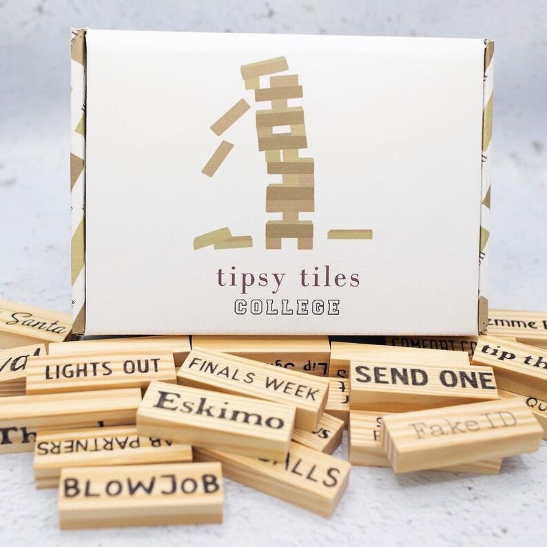discounts online offers Tipsy Tiles College Drunk Jenga