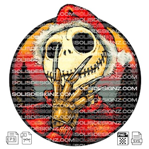 ORIGINAL FULL COLOR Weihnachten Jack Skellington Freddy Krueger Png Design, Png-Dateien, Freddy Skellington Png, Jack Skellington