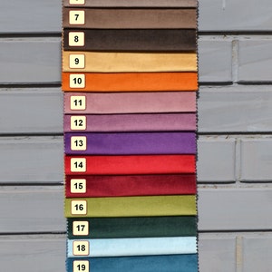 Color range of fabrics for beds for dogs and cats