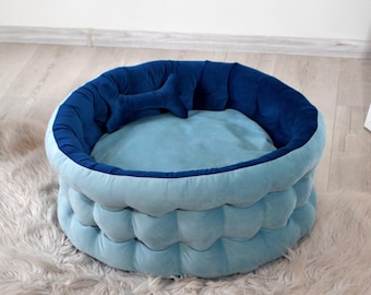 Velvet Cat Bed: Washable, Eco-Friendly Kitty House