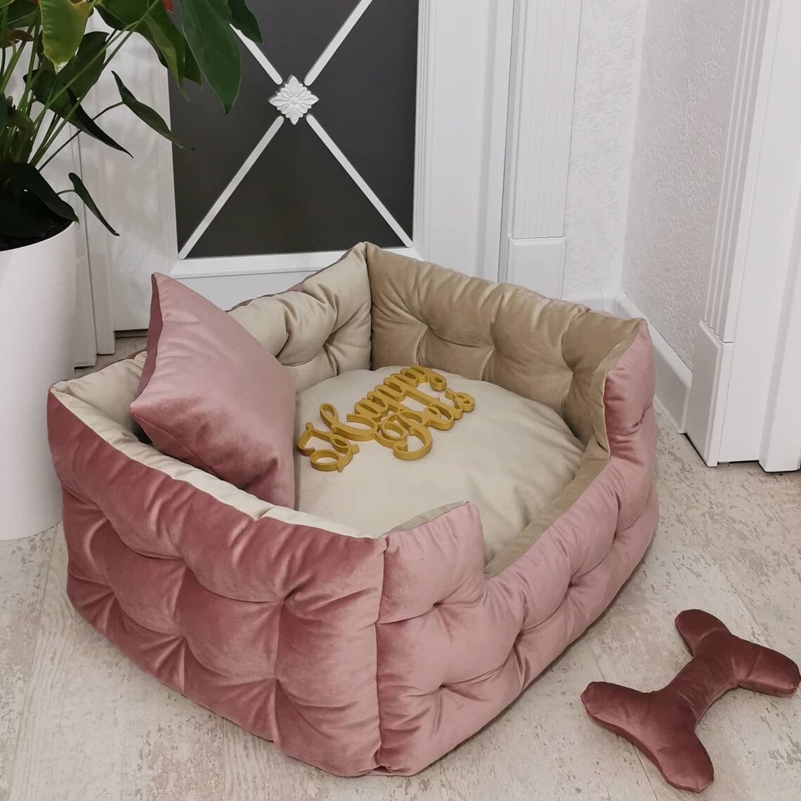 Dog Bed Boxer Bed Yorkshire Terrier Bed German Boxer Bed Etsy