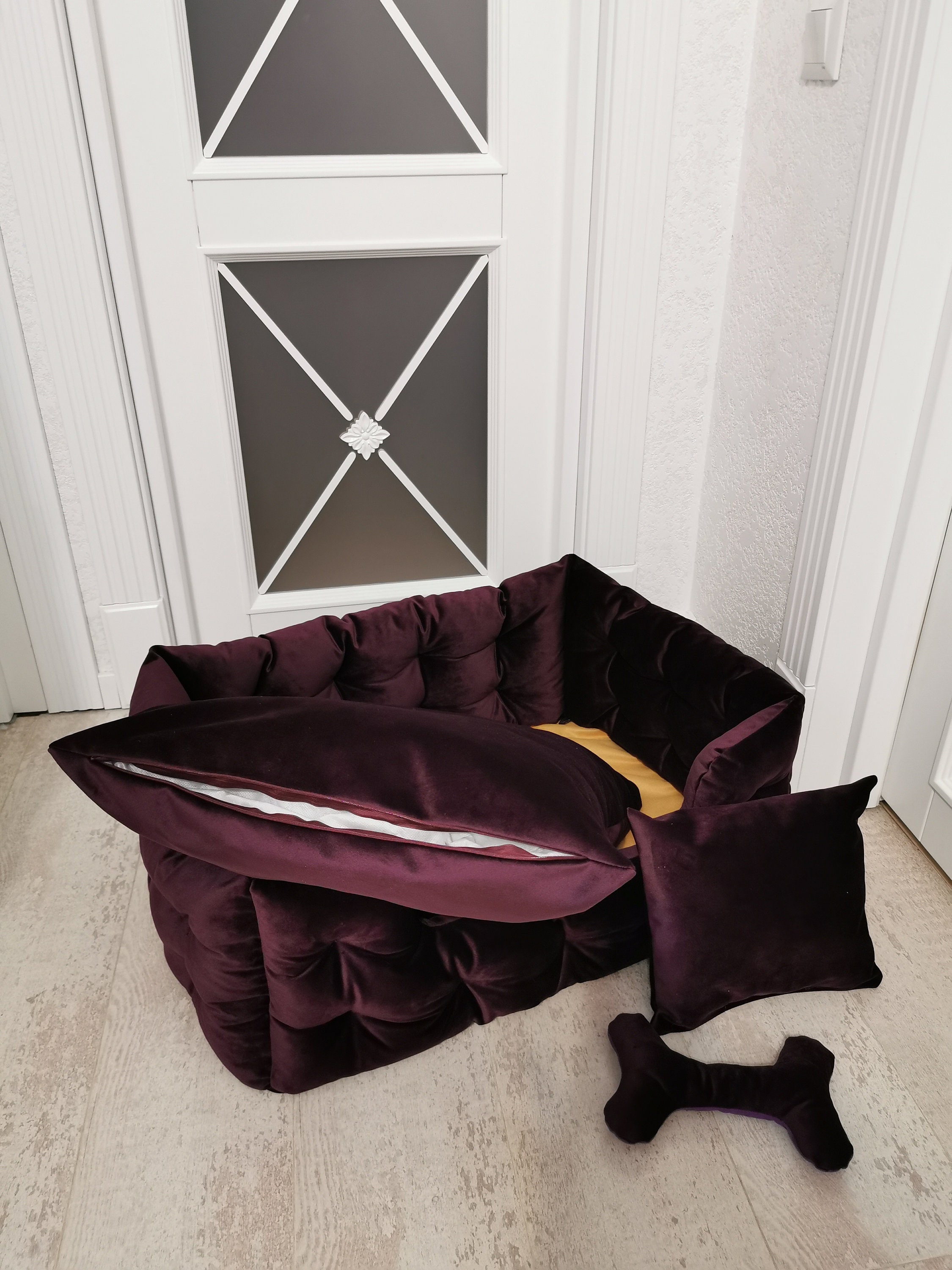 Dog Bed Boxer bed Yorkshire Terrier Bed German Boxer Bed Etsy