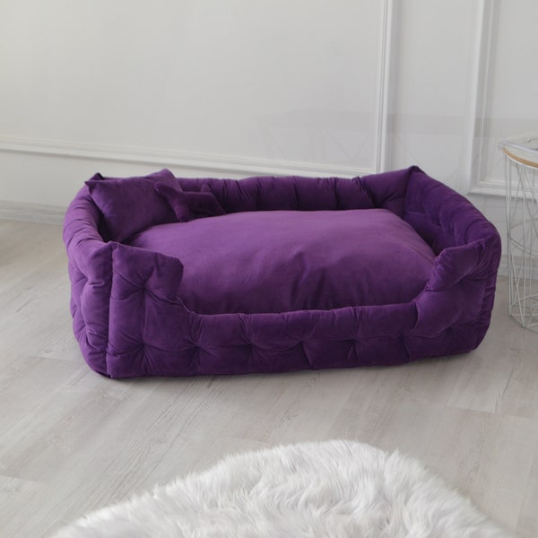 Purple Dog Bed Etsy