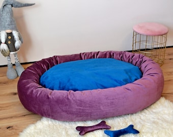 Dog and Cat Bed - Customizable Pet Bed with Personalized Embroidery