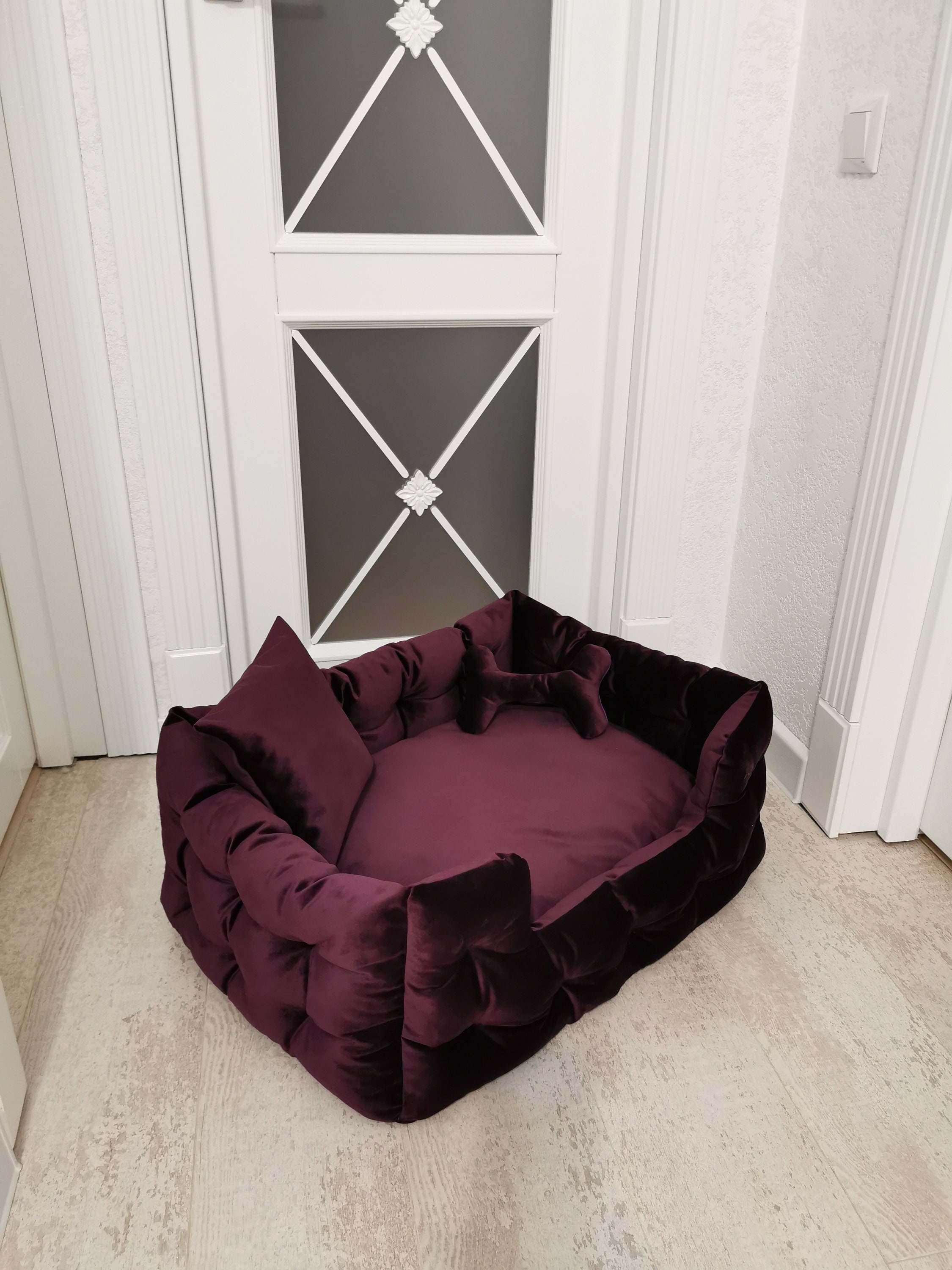 Dog Bed Boxer bed Yorkshire Terrier Bed German Boxer Bed Etsy