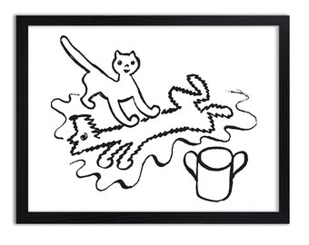 Cat and Dog - Prints