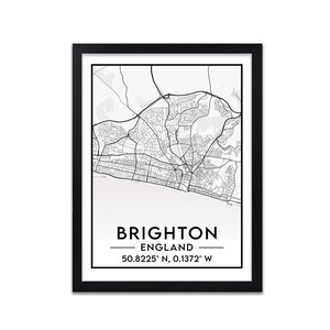 Brighton - Karte - Druck