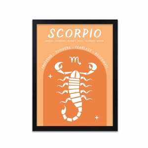 Schorpioen - Sterrenbeeld - Print