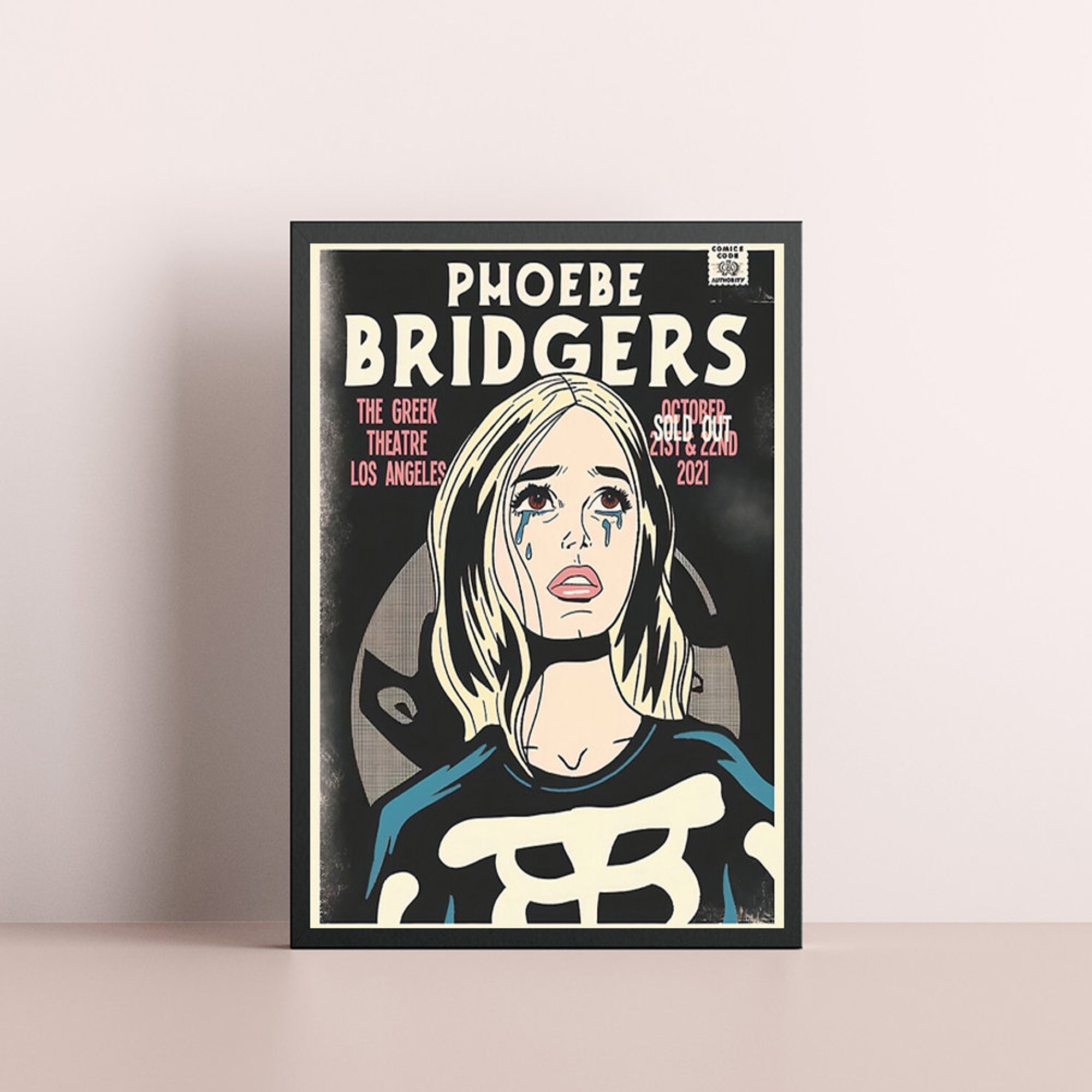 Phoebe Bridgers Concert Music Poster