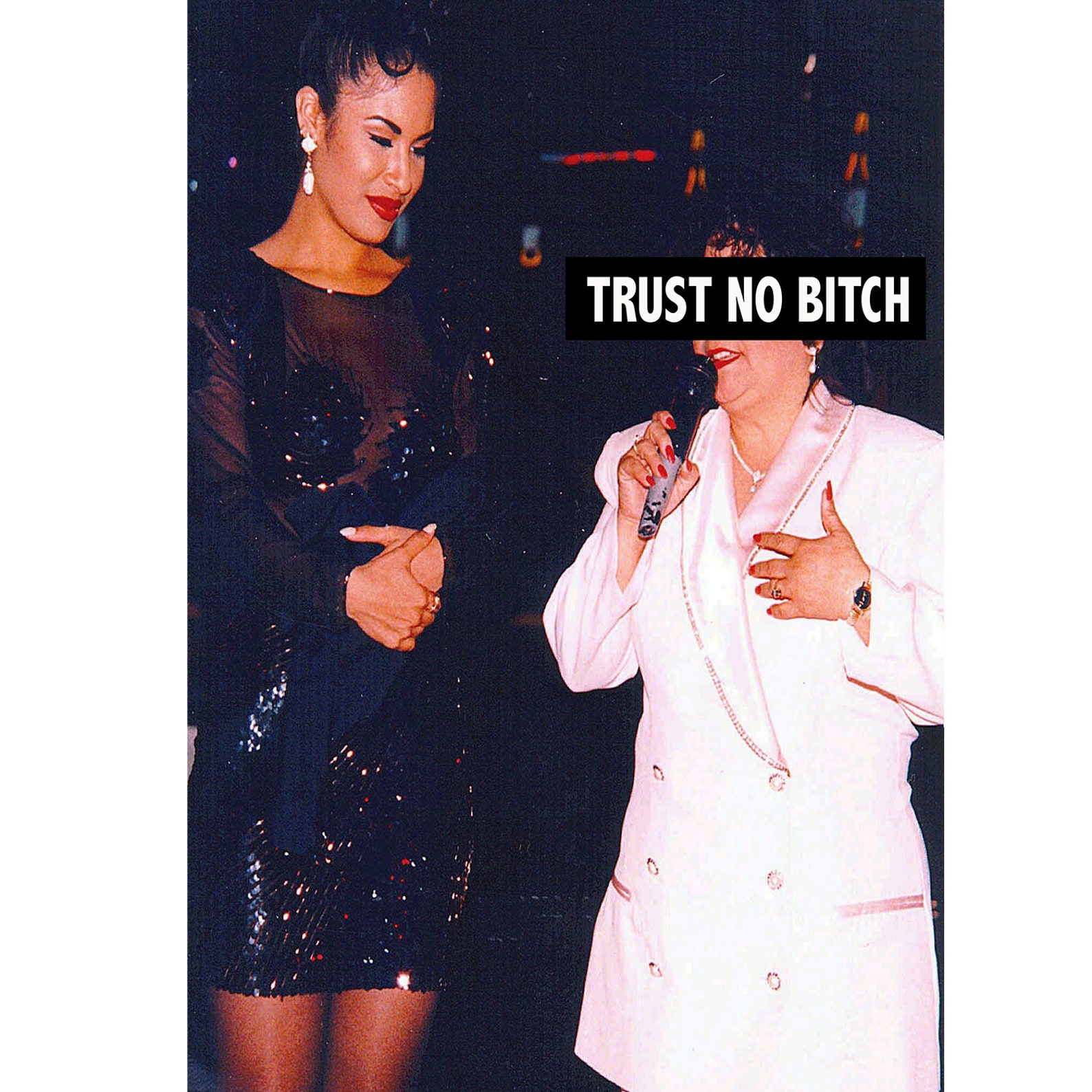 Trust No Bitch Selena Quintanilla Funny Poster Etsy