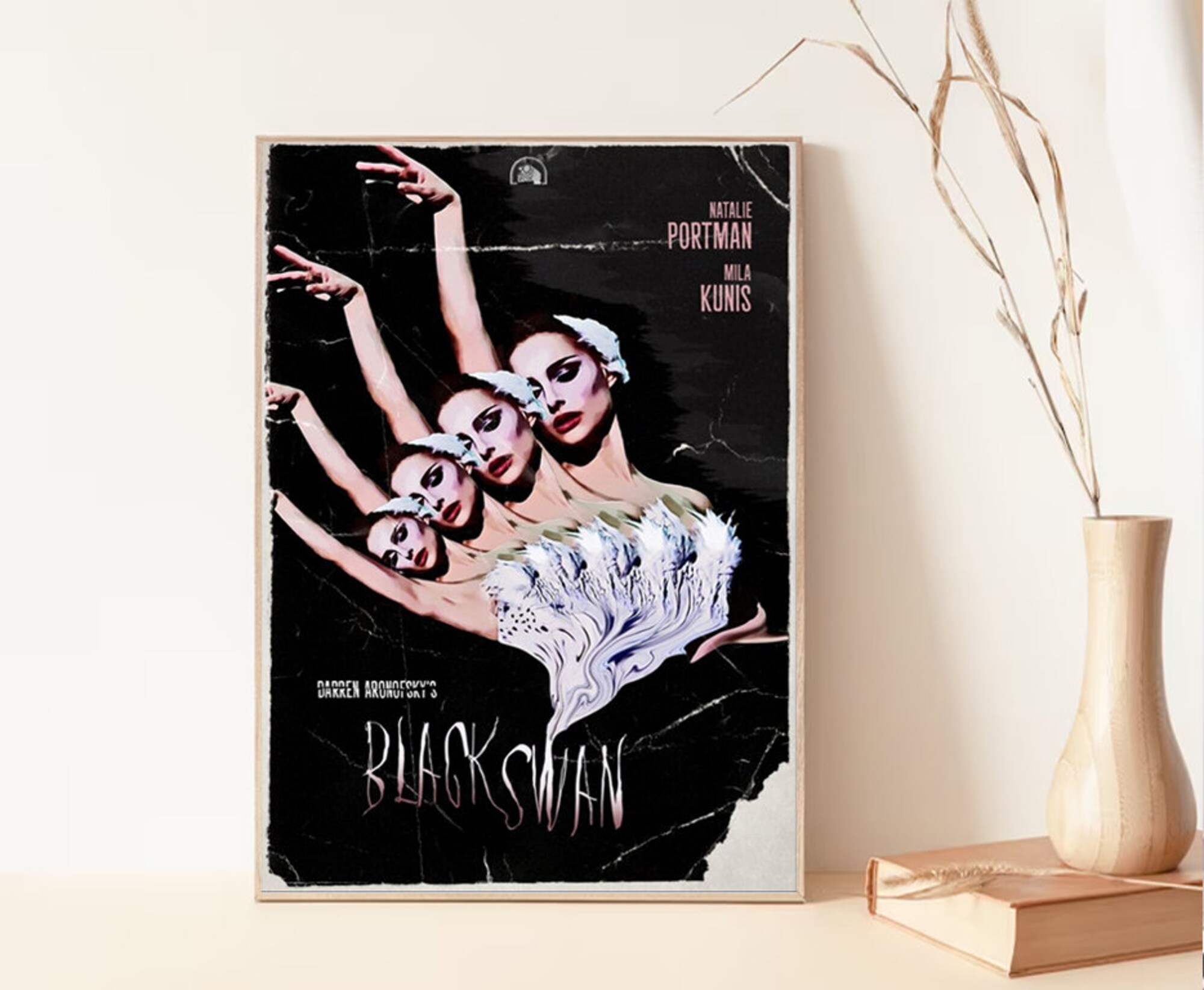 Black Swan Vintage Movie Poster