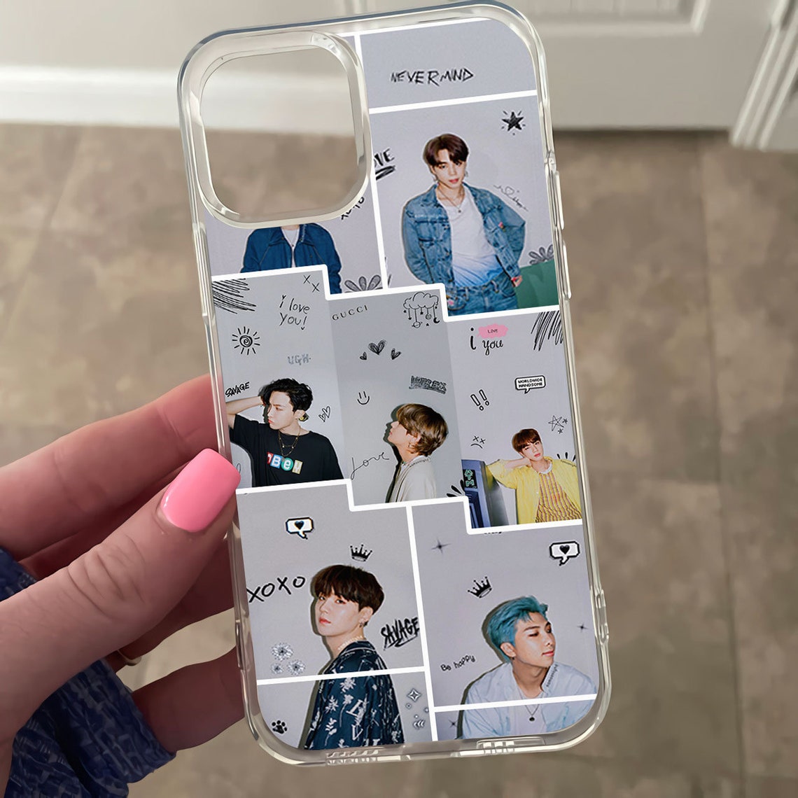 BTS Dynamite Gifts For Army Retro Bangtan Photocard Iphone