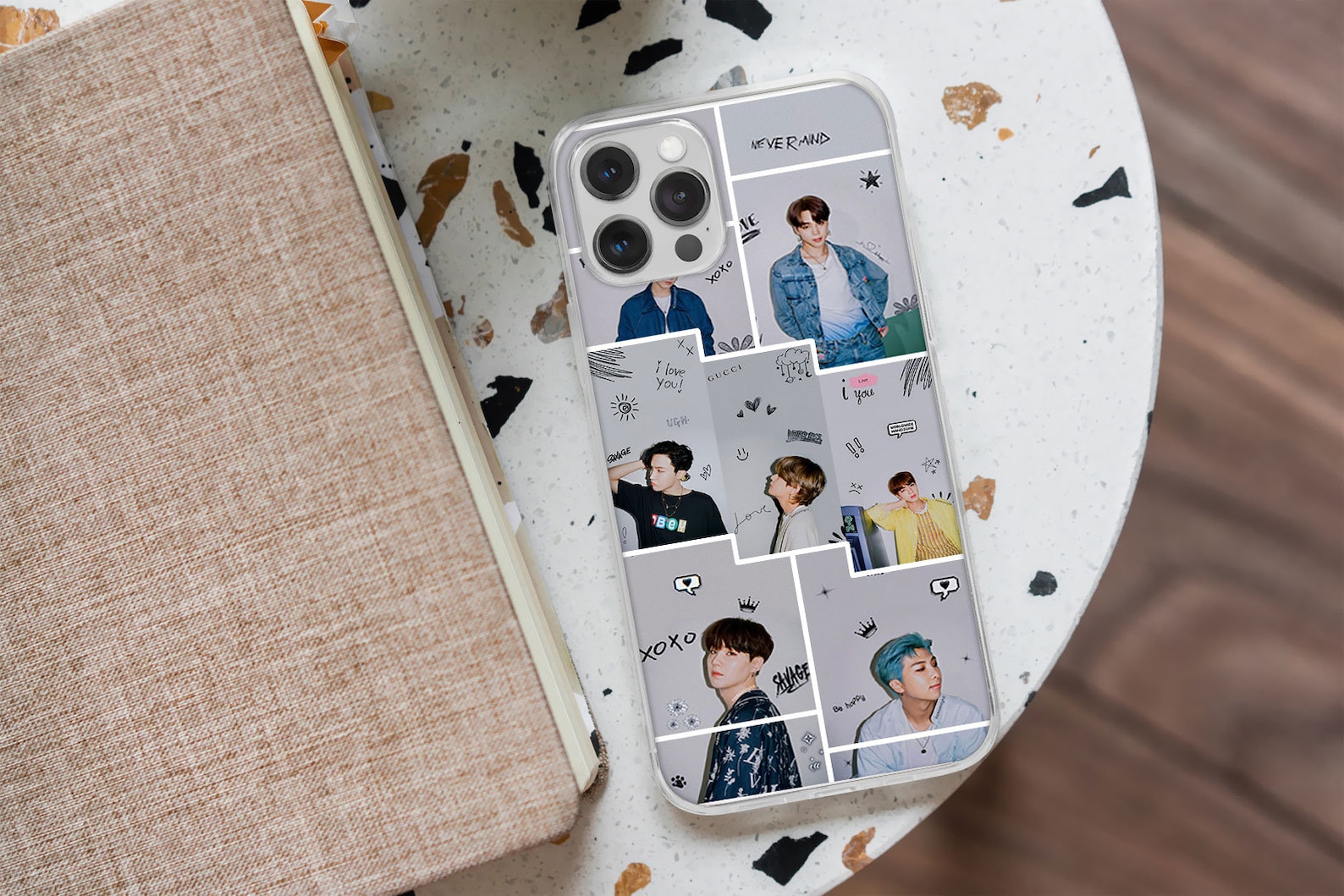 BTS Dynamite Gifts For Army Retro Bangtan Photocard Iphone