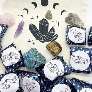 Crystal Advent Calendar, Advent Calendar For Adults Advent Calendar For Teens Witchy Gifts Gem Mystery Box Mystical Gem and Mineral Gift Box