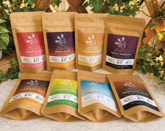 Exotic Loose Leaf Tea Sampler: Choose Your Flavors - Tea Gift Set - Bathala Botanicals