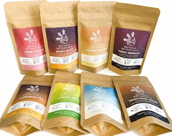 Loose Leaf Exotic Blends Tea Flight Sampler Pack Bathala Botanicals - Choose Any 4 or All 8 - Tea Variety Pack - Tea Sample - Tea Gift Set