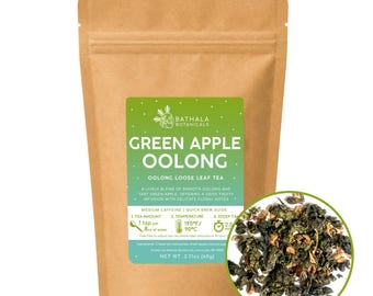 Green Apple Oolong Tea: Fruity Loose Leaf Tea Blend