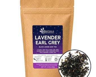 Lavender Earl Grey Loose Leaf Tea - Bathala Botanicals