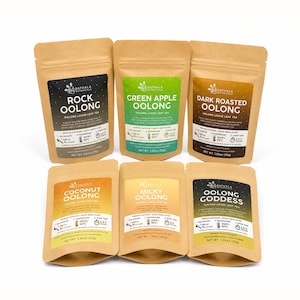 Oolong Loose Leaf Tea Sampler, Choose 3 or 6, Gift for Tea Lovers
