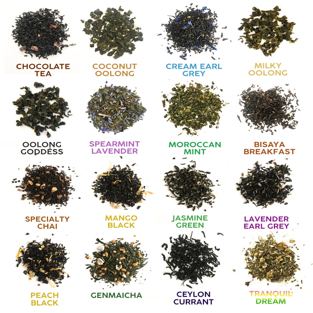 Custom Loose Leaf Tea Sampler Pack Mix & Match Variety - Bathala ...