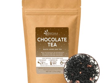 Chocolate Tea Loose Leaf Black Tea - Bathala Botanicals