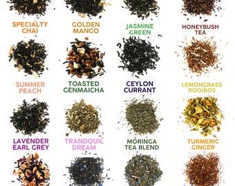Custom Loose Leaf Tea Sampler Pack Mix & Match Variety - Bathala Botanicals