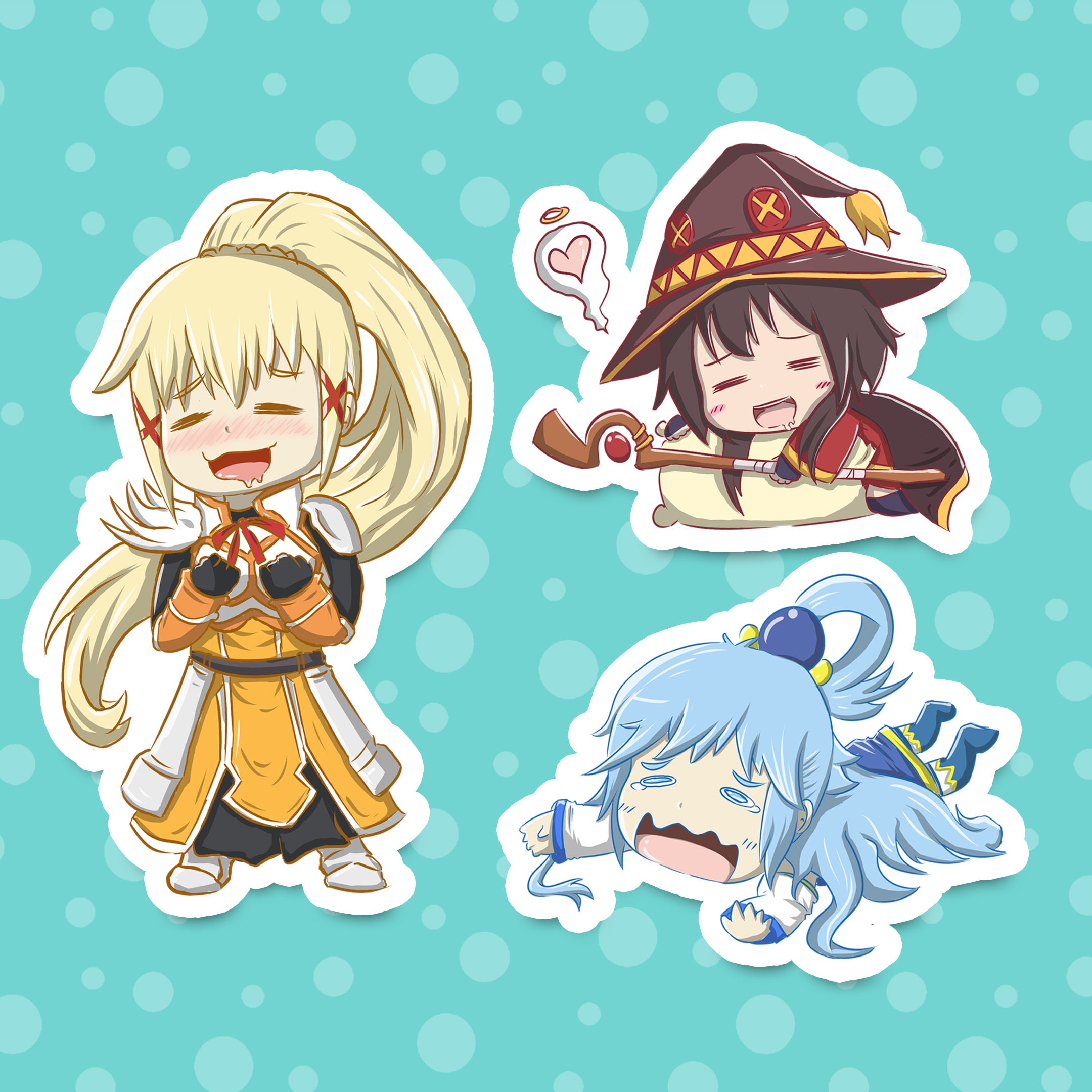 Megumin Thumbs Up Sticker for Sale by Meltey