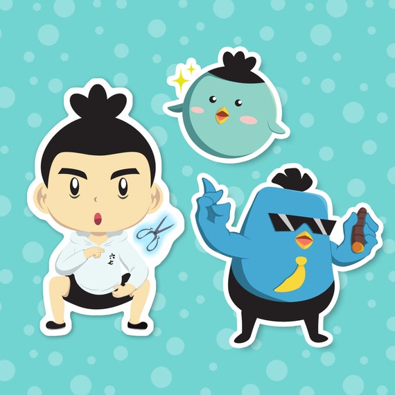 Scissor Seven Anime Stickers Seven Dai Bo Xiao Fei High Etsy