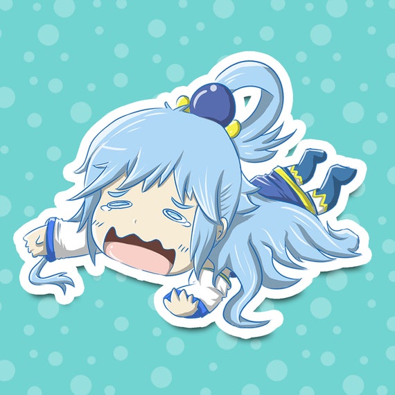 Konosuba Aqua Anime Decal