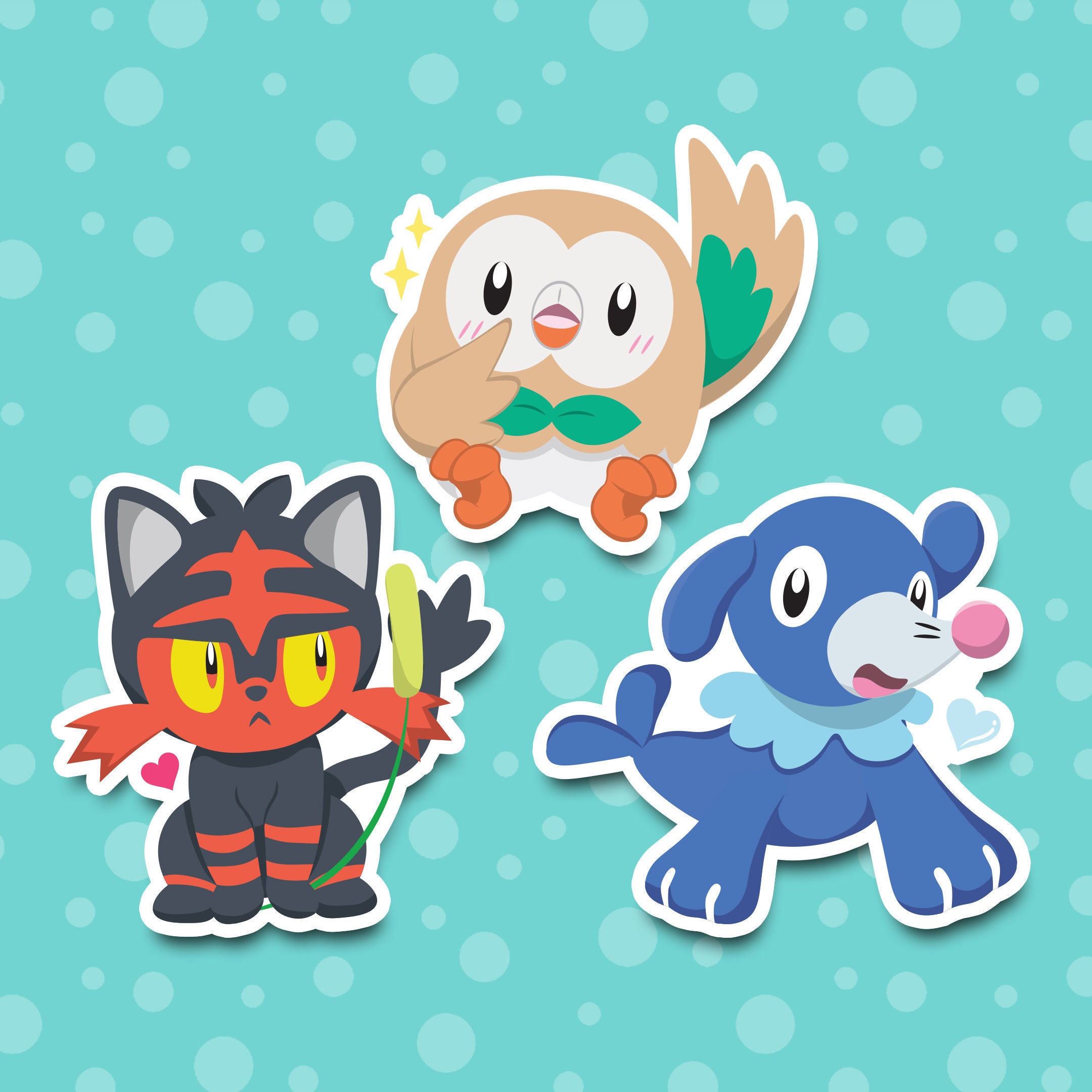 Pokemon Alola Stickers 6990  Pokemon alola, Pokemon, Pokemon