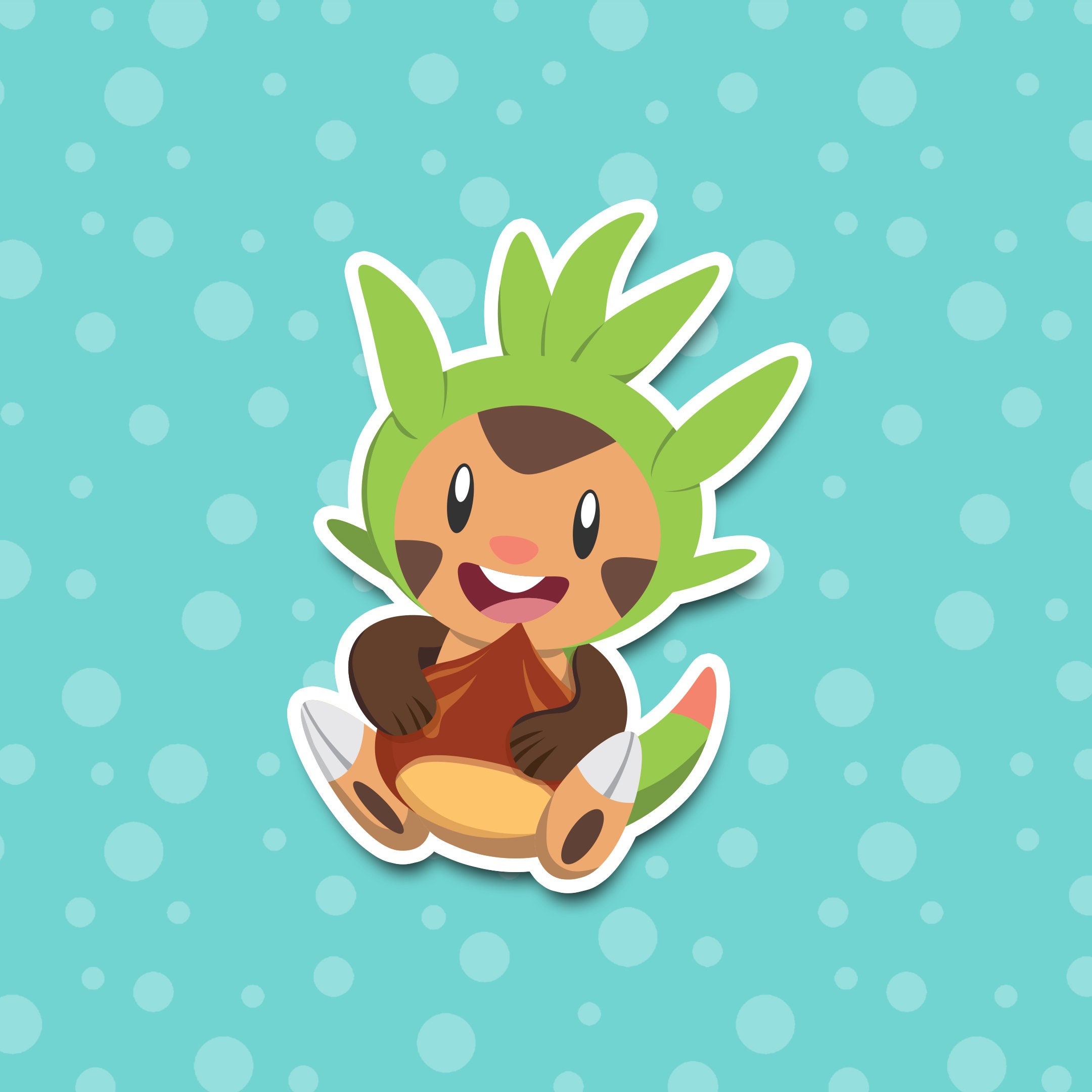 Download Chespin Froakie Fennekin Pokemon Wallpaper | Wallpapers.com, image size:2160x2160