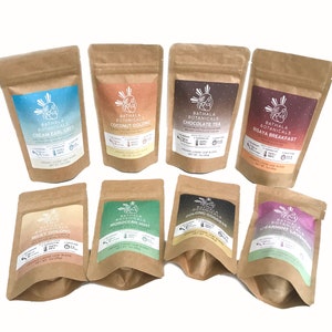 Bathala Botanicals Loose Leaf Tea Variety Sampler Pack - Choose Any 4 or All 8 - Tea Variety Pack - Tea Sample Pack - Tea Gift Set + Infuser