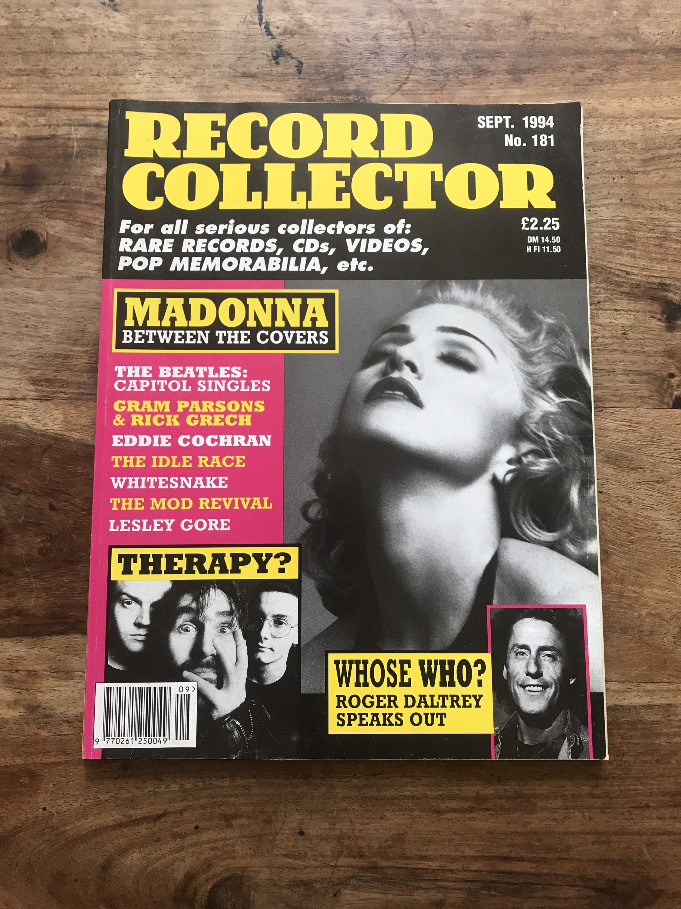 MADONNA RECORD COLLECTOR PRESENTS MAGAZINE UK 2023