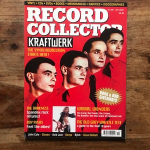 Vintage record collector magazine Oct 2003 - Kraftwerk, The Darkness, Bjork, Coral, Zutons, The stands, The Bandits, John Cale