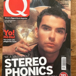 Vintage Q Music Magazine Nov 2001 issue 183 Steroephonics, The White Stripes, Alicia Keys, Louis Theroux