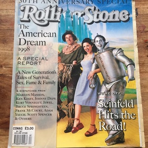 RollingStone magazine issue #787 Vintage 30th Anniversary Special report ‘The American Dream’ May 1998