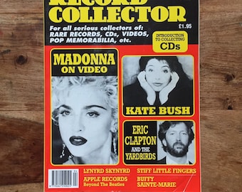 Vintage record collector magazine April 1992 - Kate Bush, Madonna, Eric Clapton, Lynyrd Skynyrd, Stiff Little Fingers, John Lydon