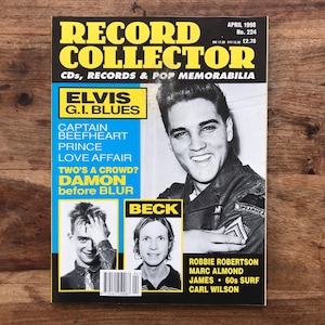 Magazyn kolekcjonerów płyt vintage kwiecień 1998 - Elvis, Captain Beefheart, Prince, Blur, Beck, Robbie Robertson, James, Love Affair