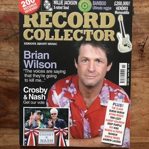Vintage record collector magazine #303 Nov 2004 - Brian Wilson, Crosby & Nash, Duran Duran, the Clash, Millie Jackson, Bamboo Reggae