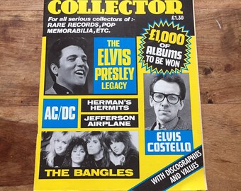 Vintage Record Collector Magazine - March 1987 - Elvis Presley, AC/DC