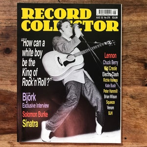 Vintage record collector magazine Aug 2002 - Björk exclusive, Frank Sinatra, Kid Creole, Chuck Berry, Solomon Burke, John Lennon