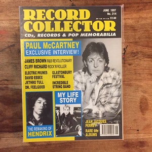 Vintage record collector magazine June 1997 - Paul McCartney, Dr Feelgood, Jethro Tull, Incredible String Band, David Essex