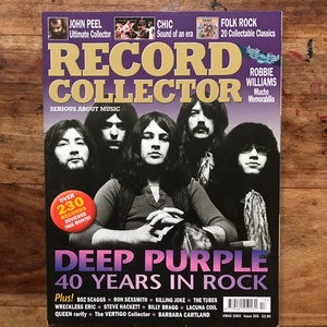 Vintage record collector magazine #305 Xmas 2004 - Deep Purple, John Peel, Chic, Boz Scaggs, Ron Sexsmith, The Tubes