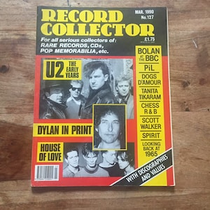 Vintage Record Collector Magazine Sept 1991 Neil Young, U2 on
