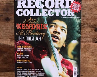 Vintage record collector magazine #343 Dec 2007 - Jimi Hendrix Special, Goth Rarities, John Lydon, Rod Stewart, Maceo Parker, Mighty Boosh