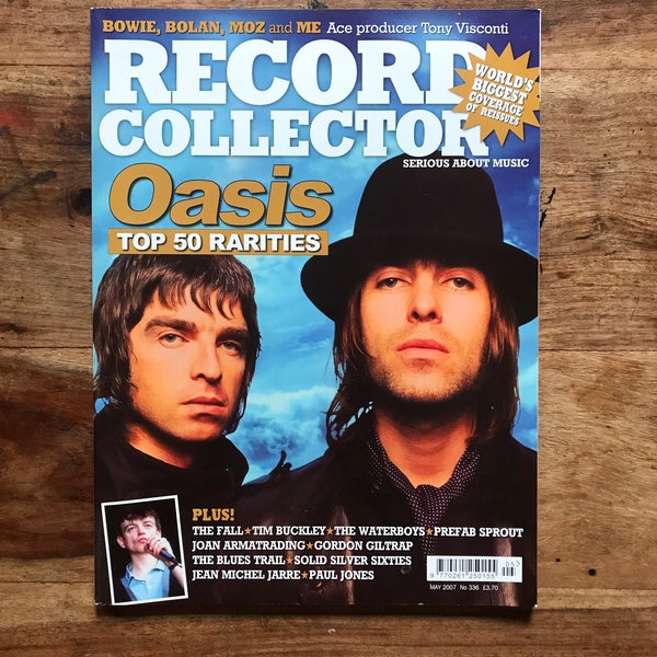 Vintage platenverzamelaar magazine #336 mei 2007 - Oasis 50 rarest, The Fall, The Waterboys, Prefab Sprout, Jean Michel Jarre, Golden Giltrap
