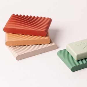 Soap dish Eco-friendly - Bathroom - Drainage grooves for drainage - Without plastic and wood based
