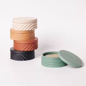 Soap Travel box - Eco-friendly without plastic Travel soap Holder - Soap bar Travel Case - Wood Based box - Made in France