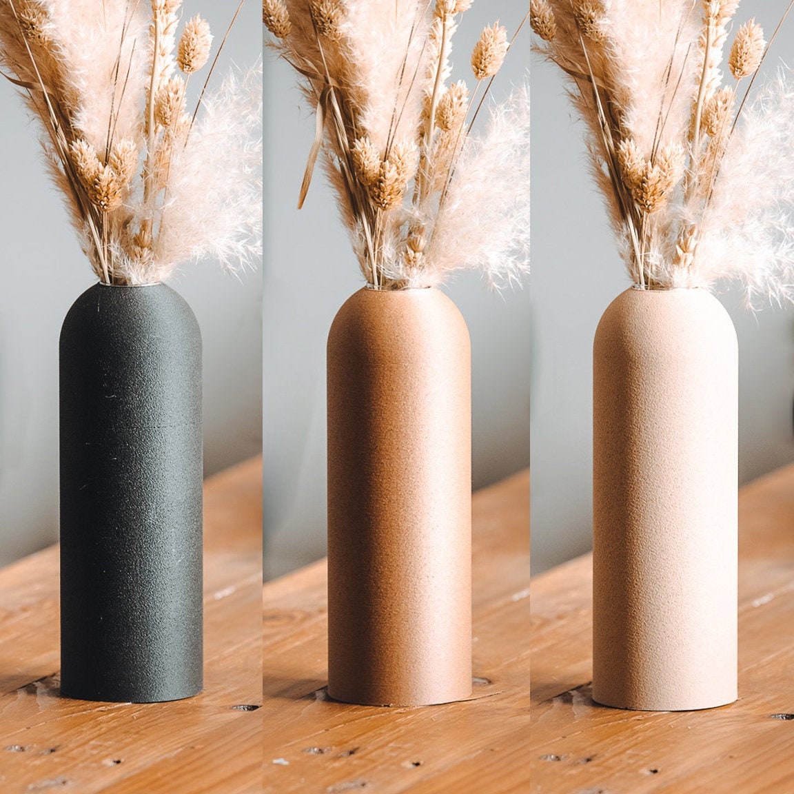 Vase Minimaliste Pour Fleurs, Décoration Originale La Maison Idée Cadeau Naturel Éco-Responsable Fem
