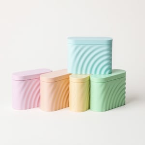 Rainbow Soap Travel box - Eco-friendly without plastic Travel soap Holder - Pastel Soap bar Travel Case - Made in France